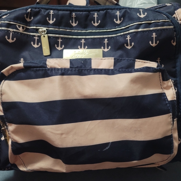 Ju ju be Nautical Diaper bag with accessories - Picture 1 of 5